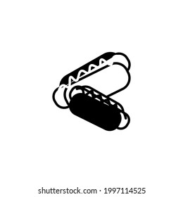 hot dog vector type icon