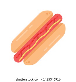 Hot dog vector. wallpaper. symbol. logo design.