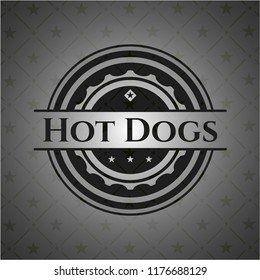 Hot Dogs dark badge
