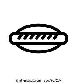 hot dogs icon or logo isolated sign symbol vector illustration - high quality black style vector icons
