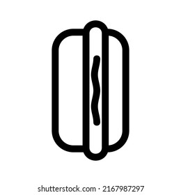 hot dogs icon or logo isolated sign symbol vector illustration - high quality black style vector icons
