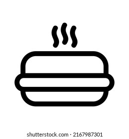 hot dogs icon or logo isolated sign symbol vector illustration - high quality black style vector icons
