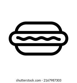 hot dogs icon or logo isolated sign symbol vector illustration - high quality black style vector icons
