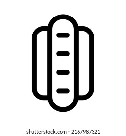 hot dogs icon or logo isolated sign symbol vector illustration - high quality black style vector icons
