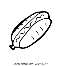 hot dogs icon vector