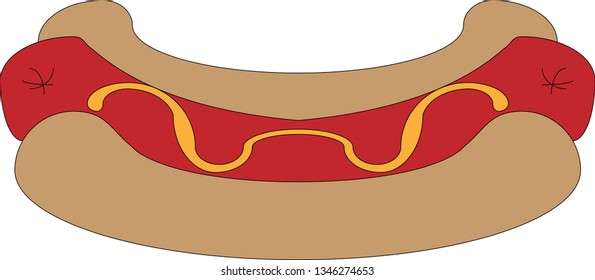 hot dogs vector background