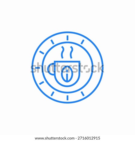 hot drink caution icon sign vector