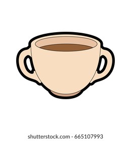 hot drink of chocolate