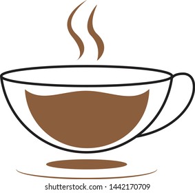 hot drink coffee design eps  