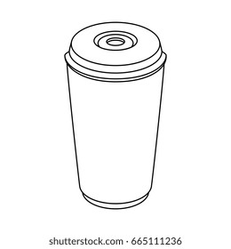 Hot Drink Container Stock Vector (Royalty Free) 665111236 | Shutterstock