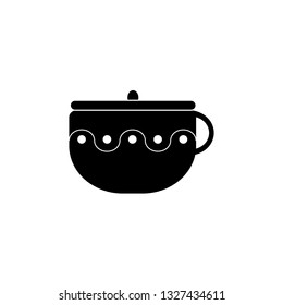 Hot drink cup vector icon. filled flat sign for mobile concept and web design. Tea mug with steam simple solid icon. Symbol, logo illustration. Pixel perfect vector graphics
