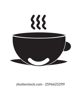 hot drink, in a cup. Vector illustration. 10 EPS