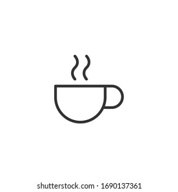 Hot drink icon. Cup symbol modern, simple, vector, icon for website design, mobile app, ui. Vector Illustration