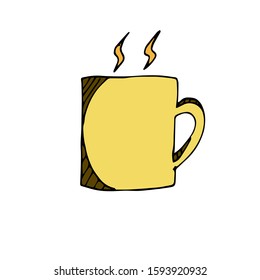 Hot Drink Icon Of Doodle