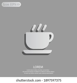 hot drink icon. Vector illustration EPS 10.