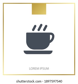 hot drink icon. Vector illustration EPS 10.