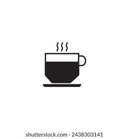 hot drink icon vector ilustartion logo design