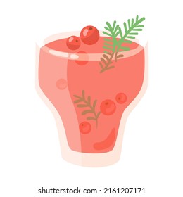 Hot drink in mug cartoon illustration. Colorful winter drinks, coffee with cinnamon, tea. Beverage, Christmas concept
