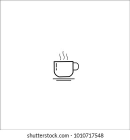 hot drink, steam, icon