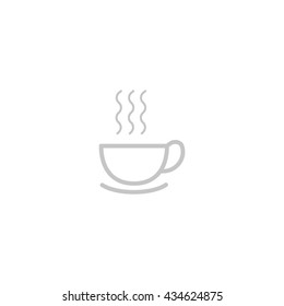 hot drink, steam, icon