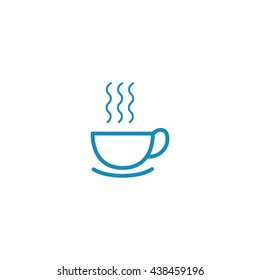 hot drink, steam, icon