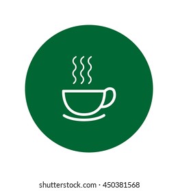 hot drink, steam, icon