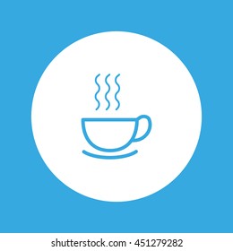hot drink, steam, icon