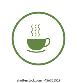hot drink, steam, icon