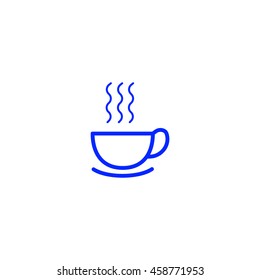hot drink, steam, icon