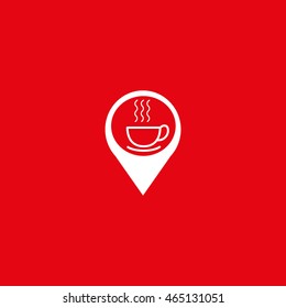 hot drink, steam, icon