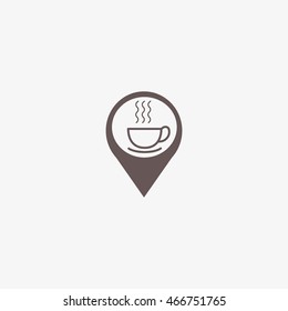 hot drink, steam, icon