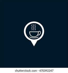 hot drink, steam, icon