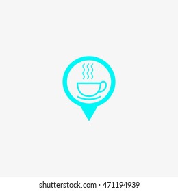 hot drink, steam, icon