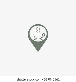 hot drink, steam, icon