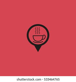 hot drink, steam, icon