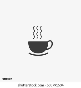 hot drink, steam, icon