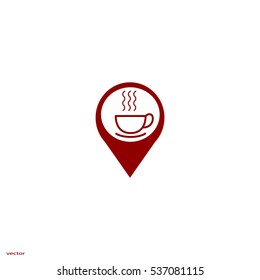 hot drink, steam, icon
