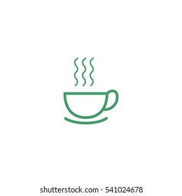 hot drink, steam, icon