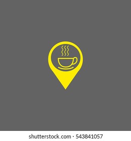 hot drink, steam, icon