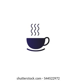 hot drink, steam, icon