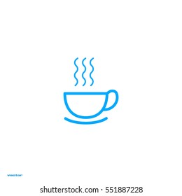 hot drink, steam, icon