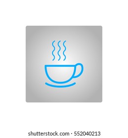 hot drink, steam, icon