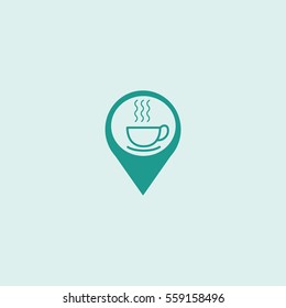 hot drink, steam, icon