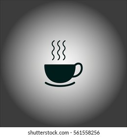 hot drink, steam, icon