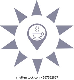 hot drink, steam, icon