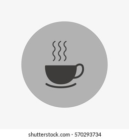hot drink, steam, icon