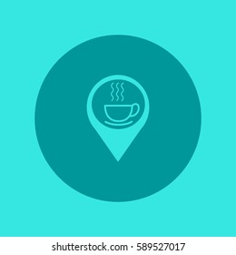 hot drink, steam, icon