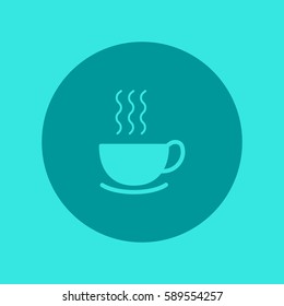 hot drink, steam, icon