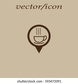 hot drink, steam, icon