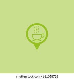 hot drink, steam, icon